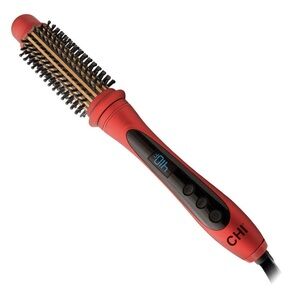 CHI Air Amplitude 1.25" Tourmaline Ceramic Heated Round Brush in Ruby Red